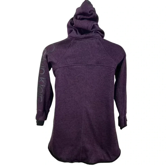 Calvin Klein Performance Hoodie Jacket Womens S Security Pocket Headphone Access - Picture 4 of 14